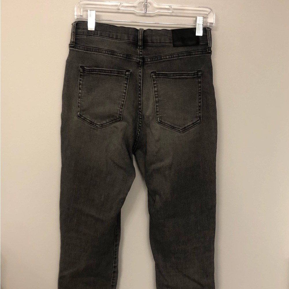 Everlane Authentic Stretch Highrise Skinny jeans - black, ankle, size 30